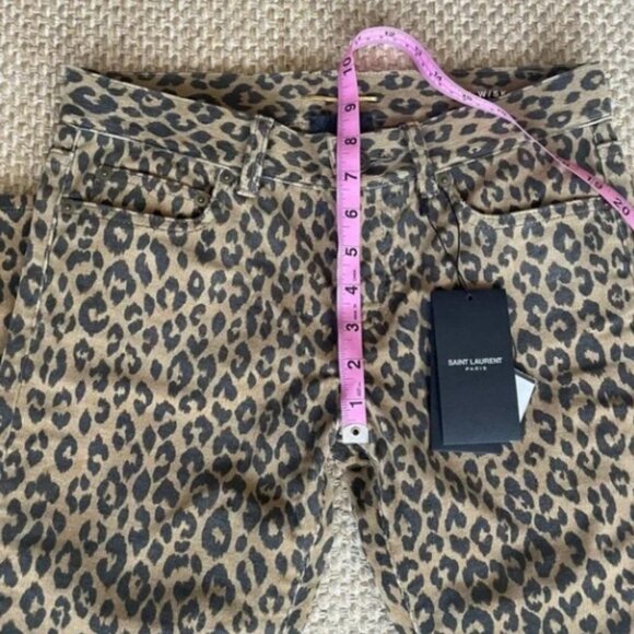 YSL Animal Print Straight Leg Pants - Picture 9 of 13